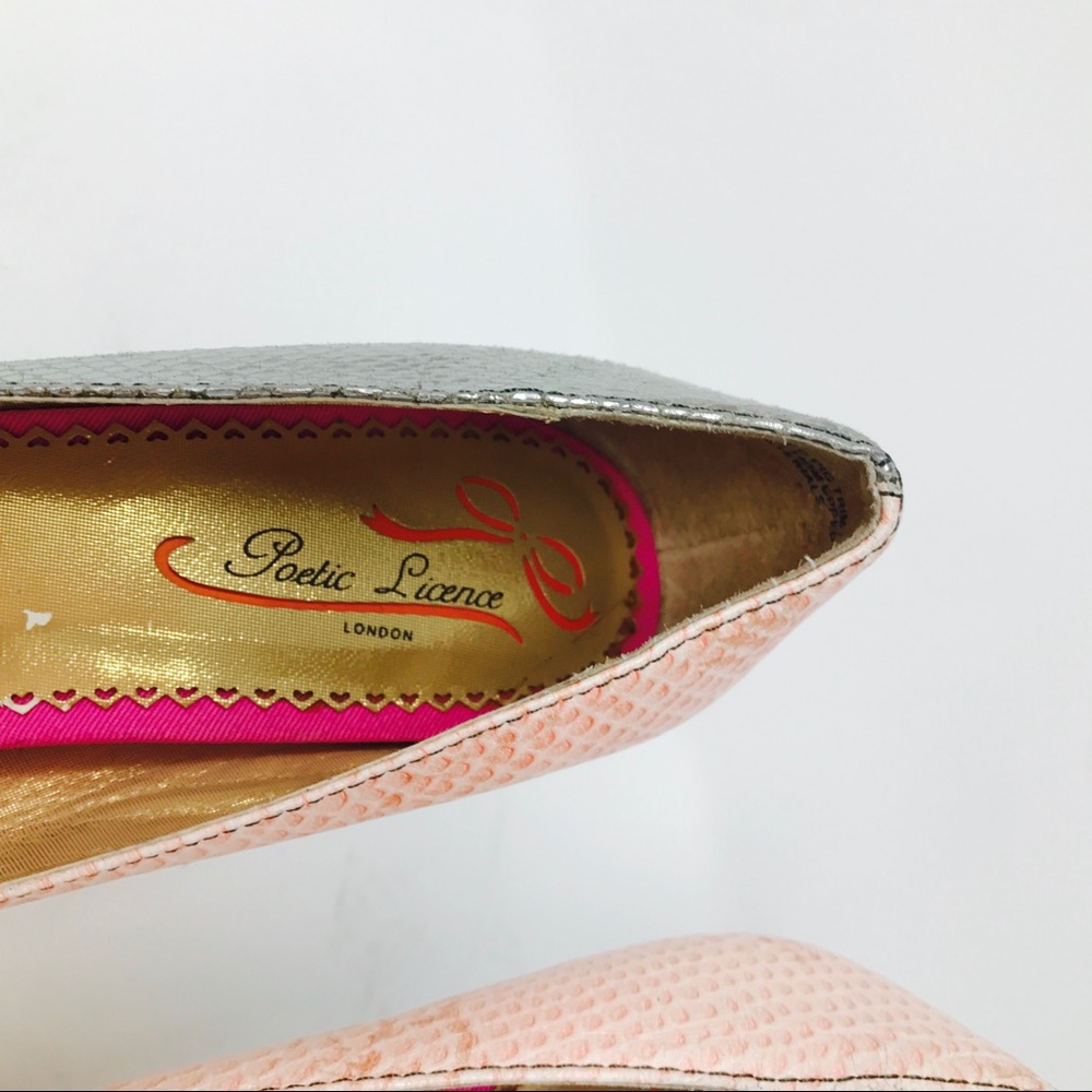Poetic License Bloom Artsy Peep Toe Floral Heels - Picture 8 of 8